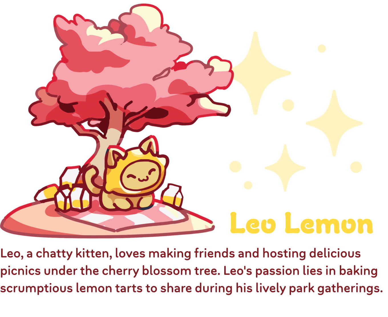 Lemon Kawaii Cat Dice Set – Milk Carton