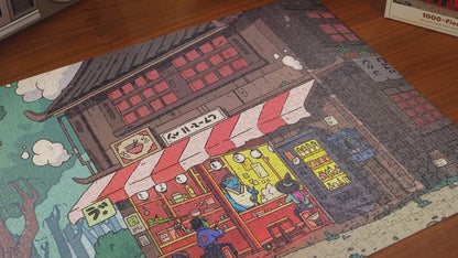 Obojima 1000-Piece Puzzle: Hakumon's Ramen Shop