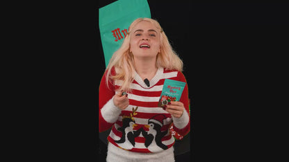 Holiday Mystery Dice Set – Loads of unique holiday dice stickers and pins!